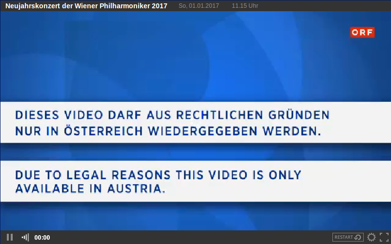 Austrian Neujahrskonzert in ORF TVThek