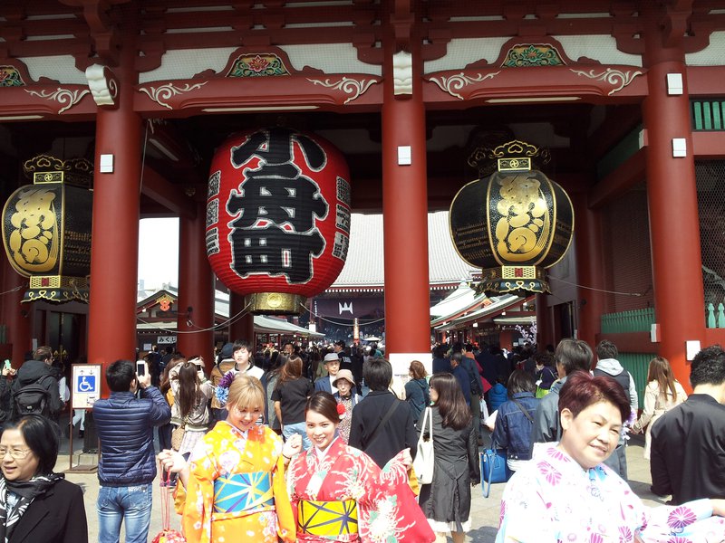 Chōchin of kaminarimon