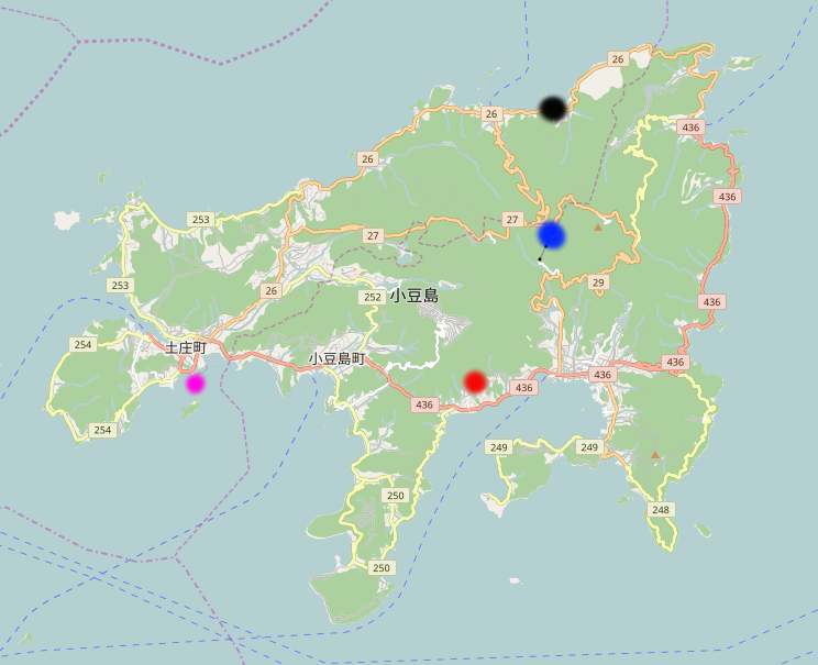 Shodoshima and POIs